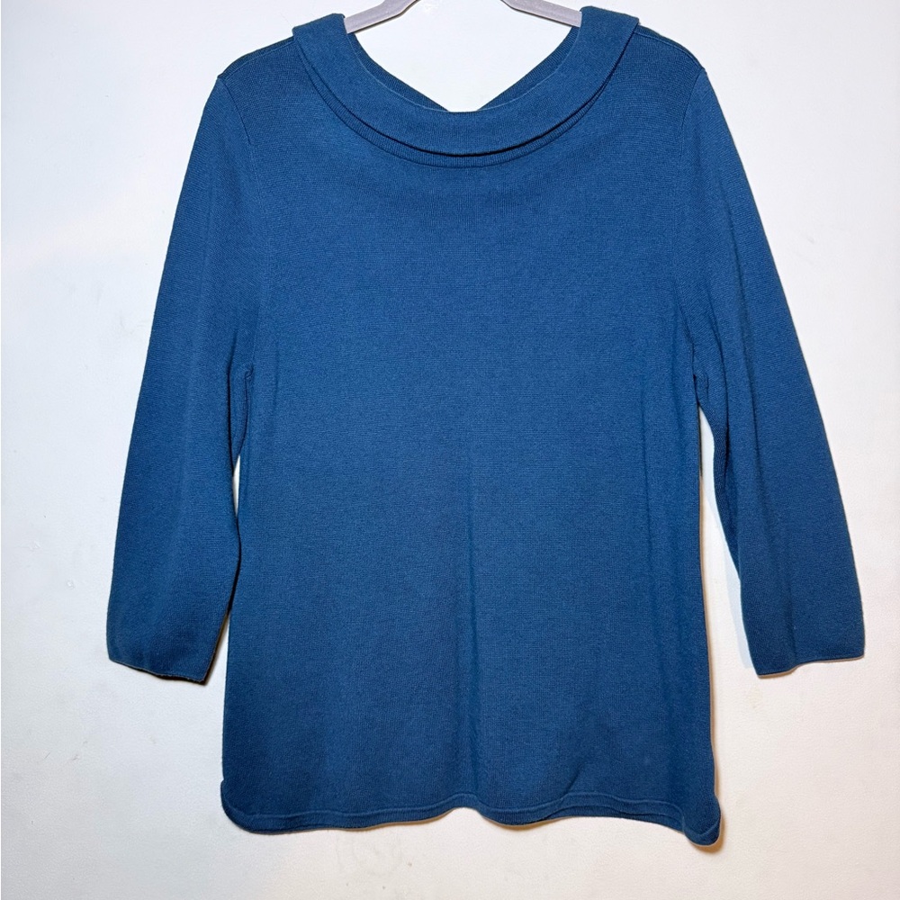 Talbots Teal Knit Sweater